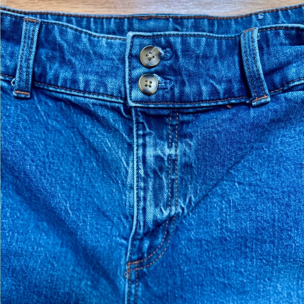 Talbots Blue Ankle Cropped Jeans Relaxed Fit - Picture 5 of 6